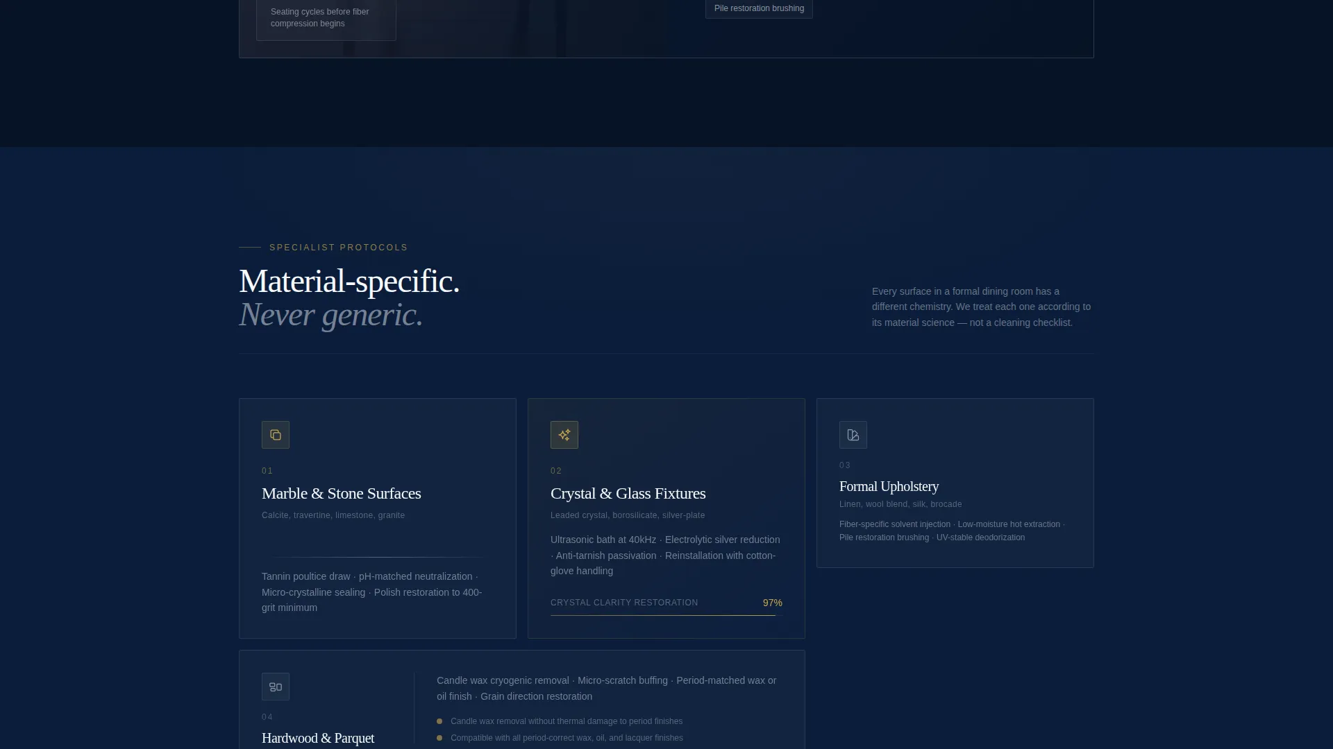 Dining Room Cleaning Specialist Landing Page Template