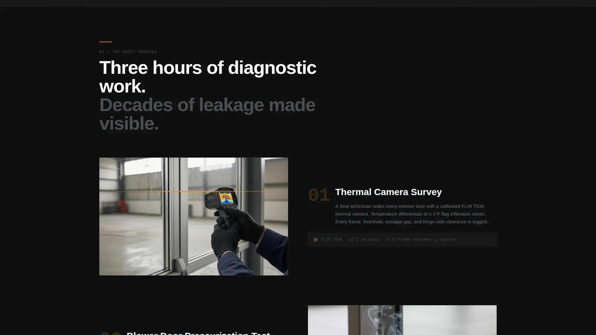 Door Weatherproofing Landing Page Template