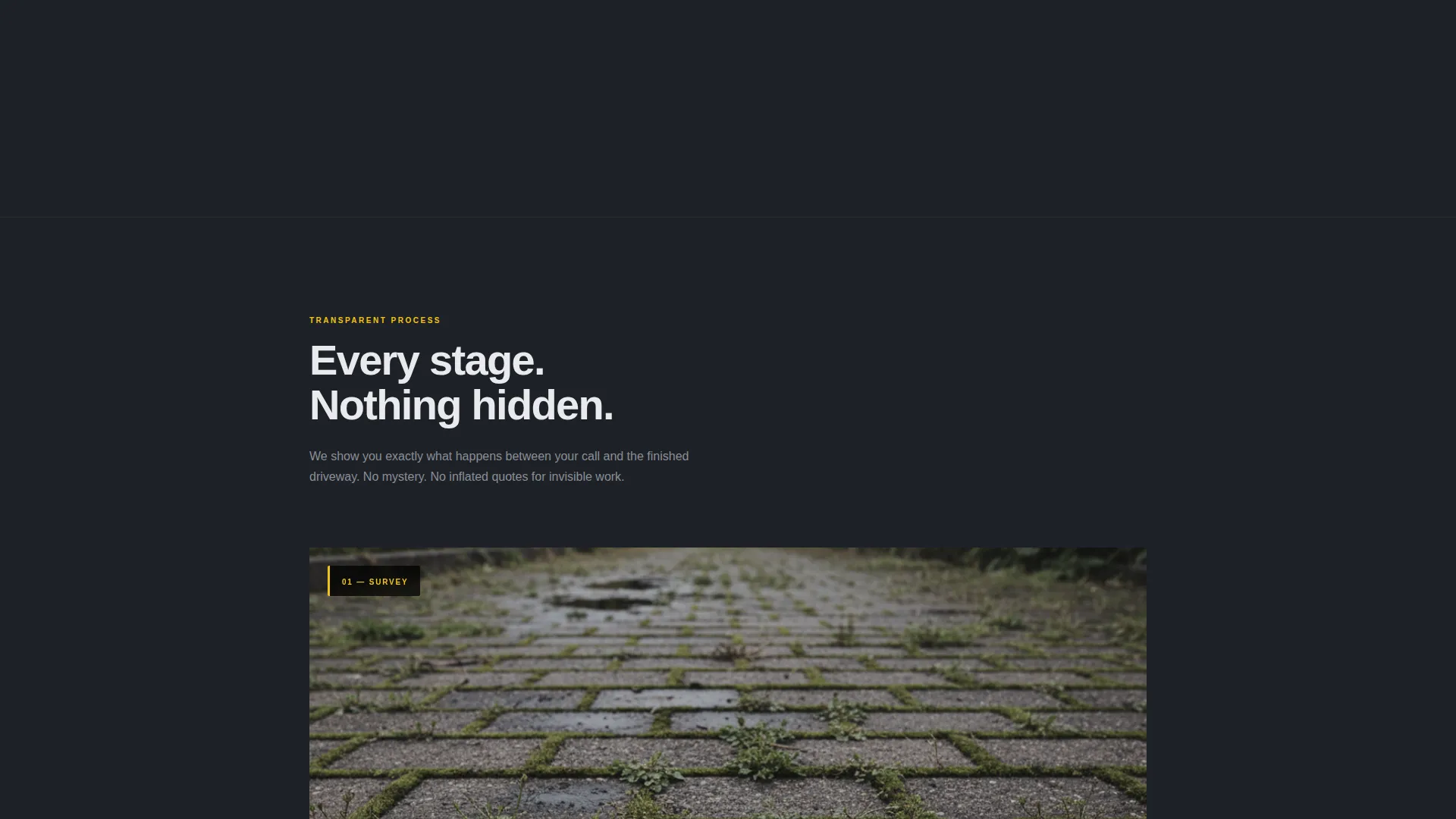 Driveway Renovation Careers & Recruitment Website Template