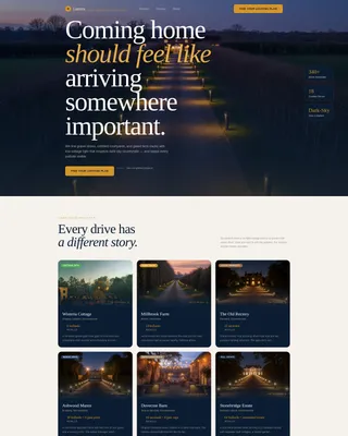 Driveway Renovation Professional Website Template