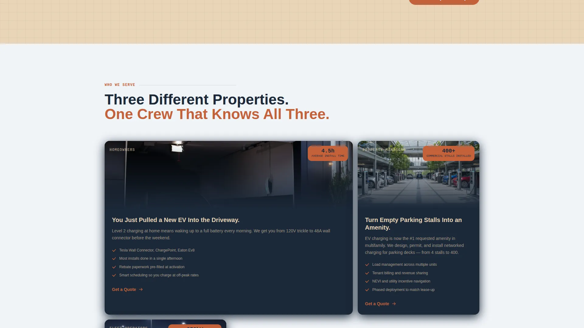EV Charger Installation Landing Page Template