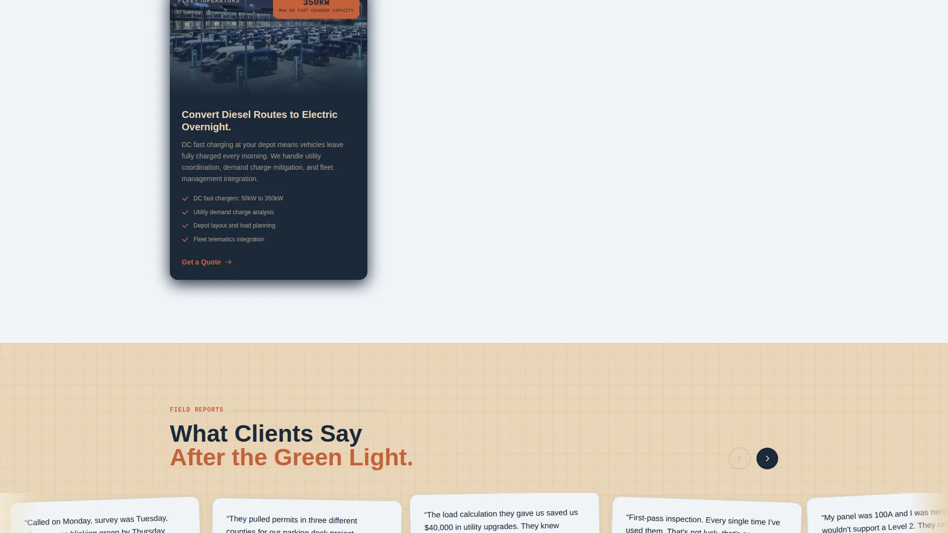 EV Charger Installation Landing Page Template