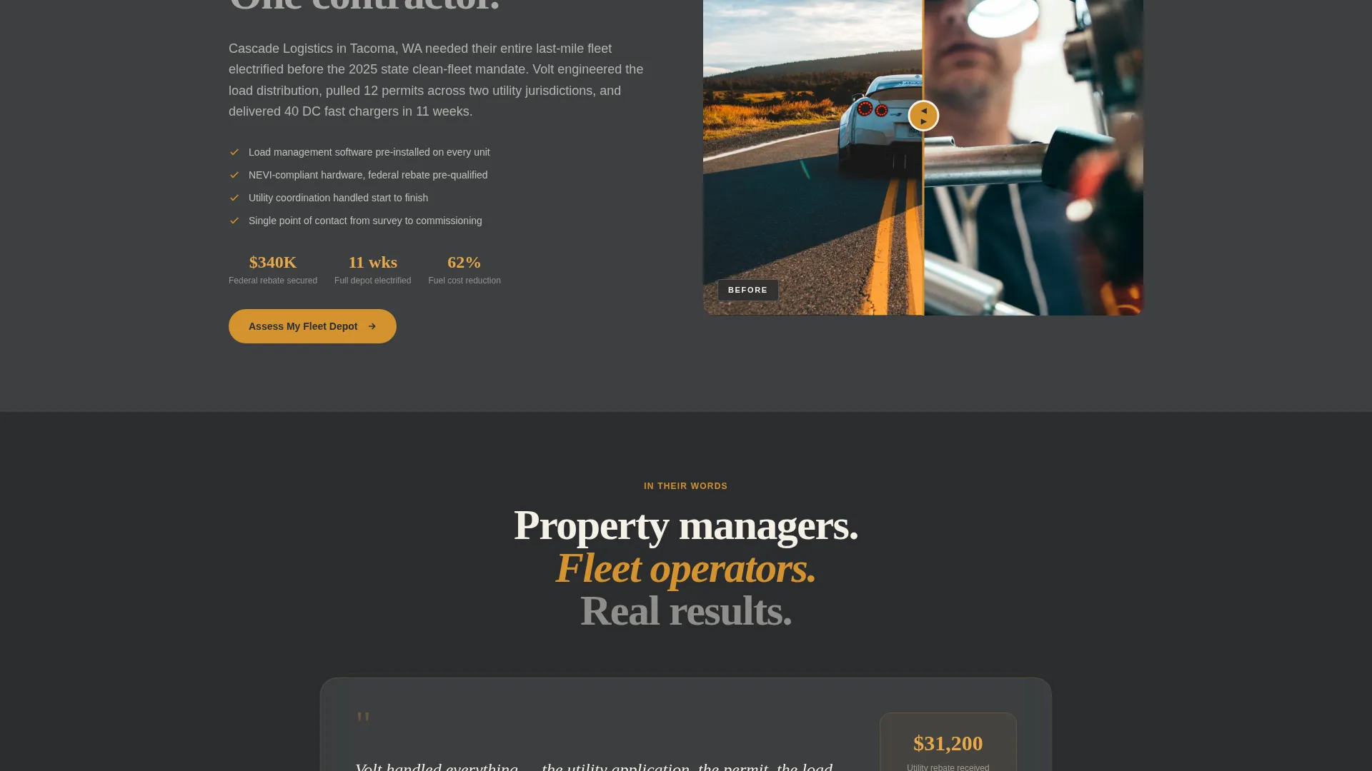 Specialty Construction Professional Website Template