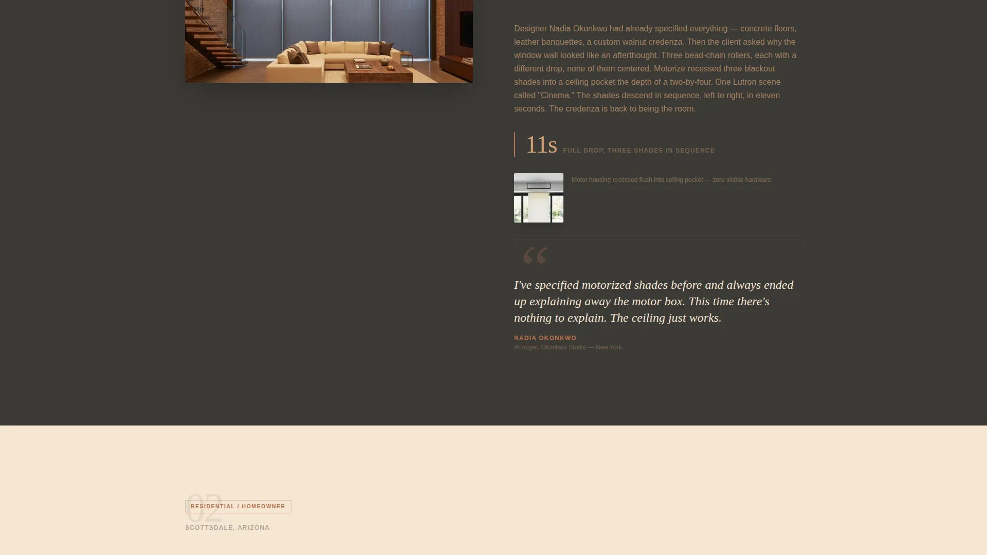 Electric Shades Landing Page Template