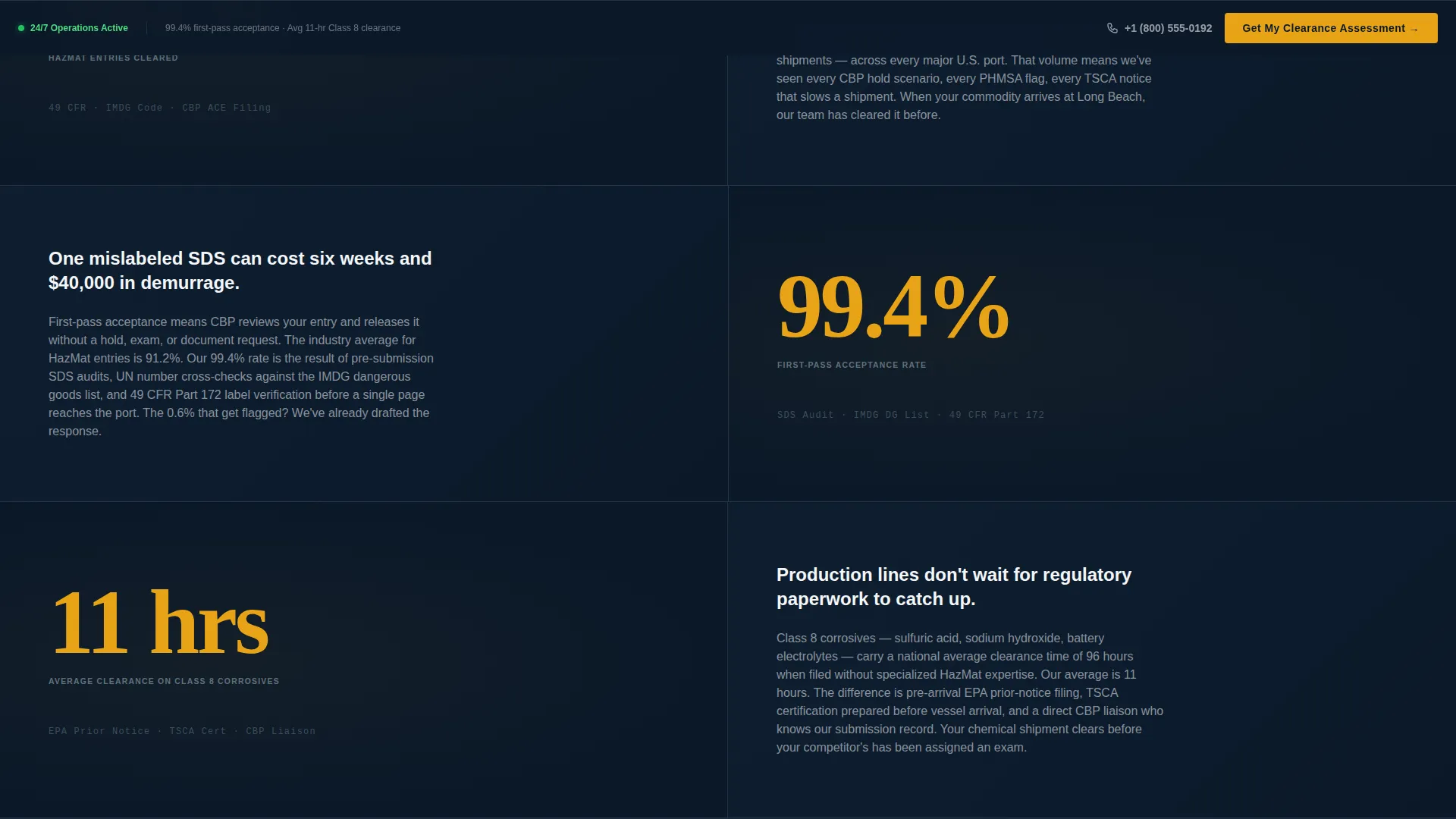 Authoritative Hazmat | Free Website Template | Rocket