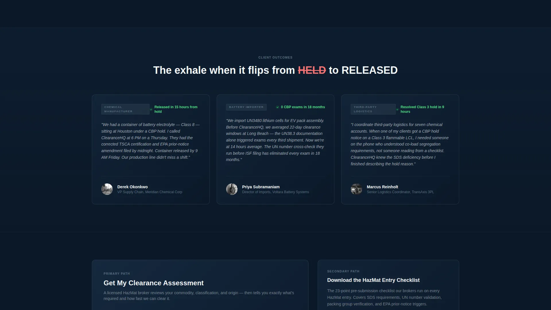 Authoritative Hazmat | Free Website Template | Rocket