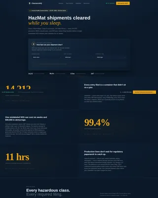 Authoritative Hazmat | Free Website Template | Rocket