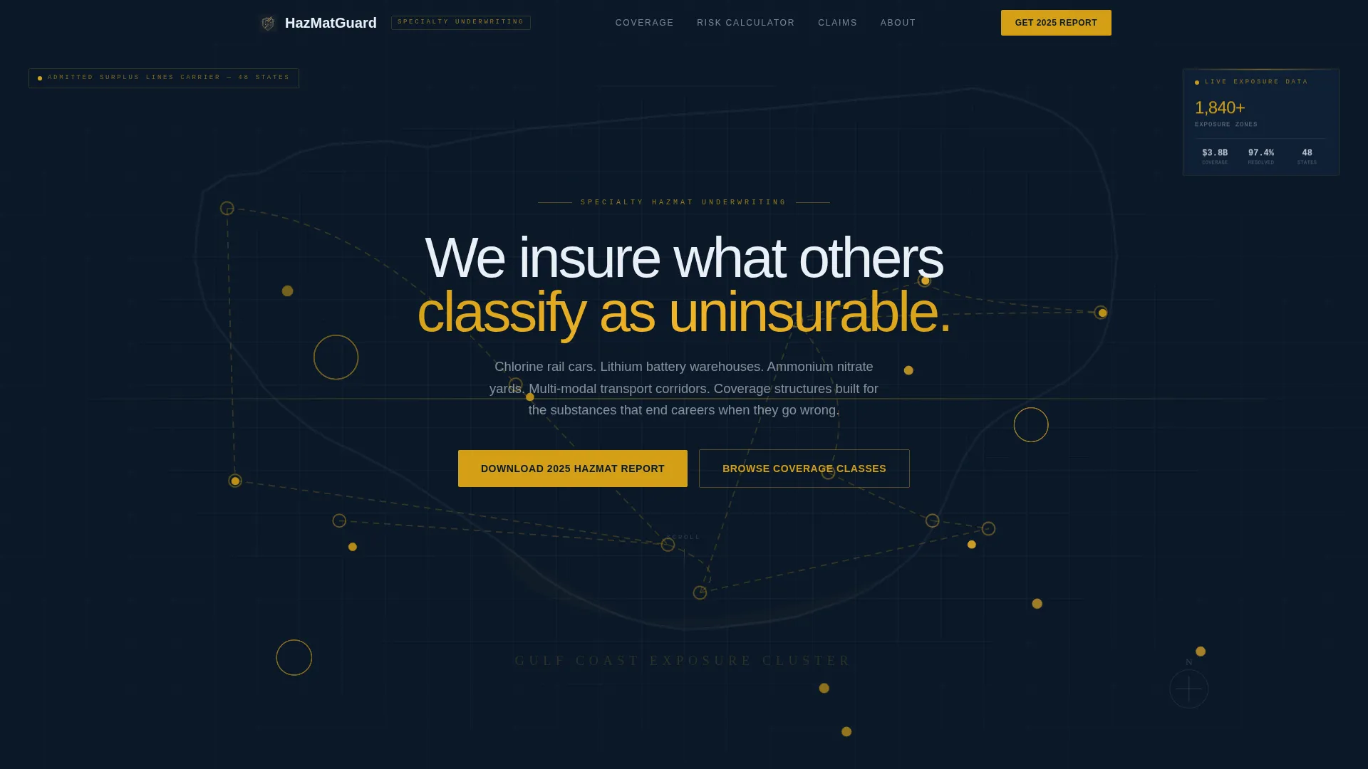 Authoritative Risk | Free Website Template | Rocket