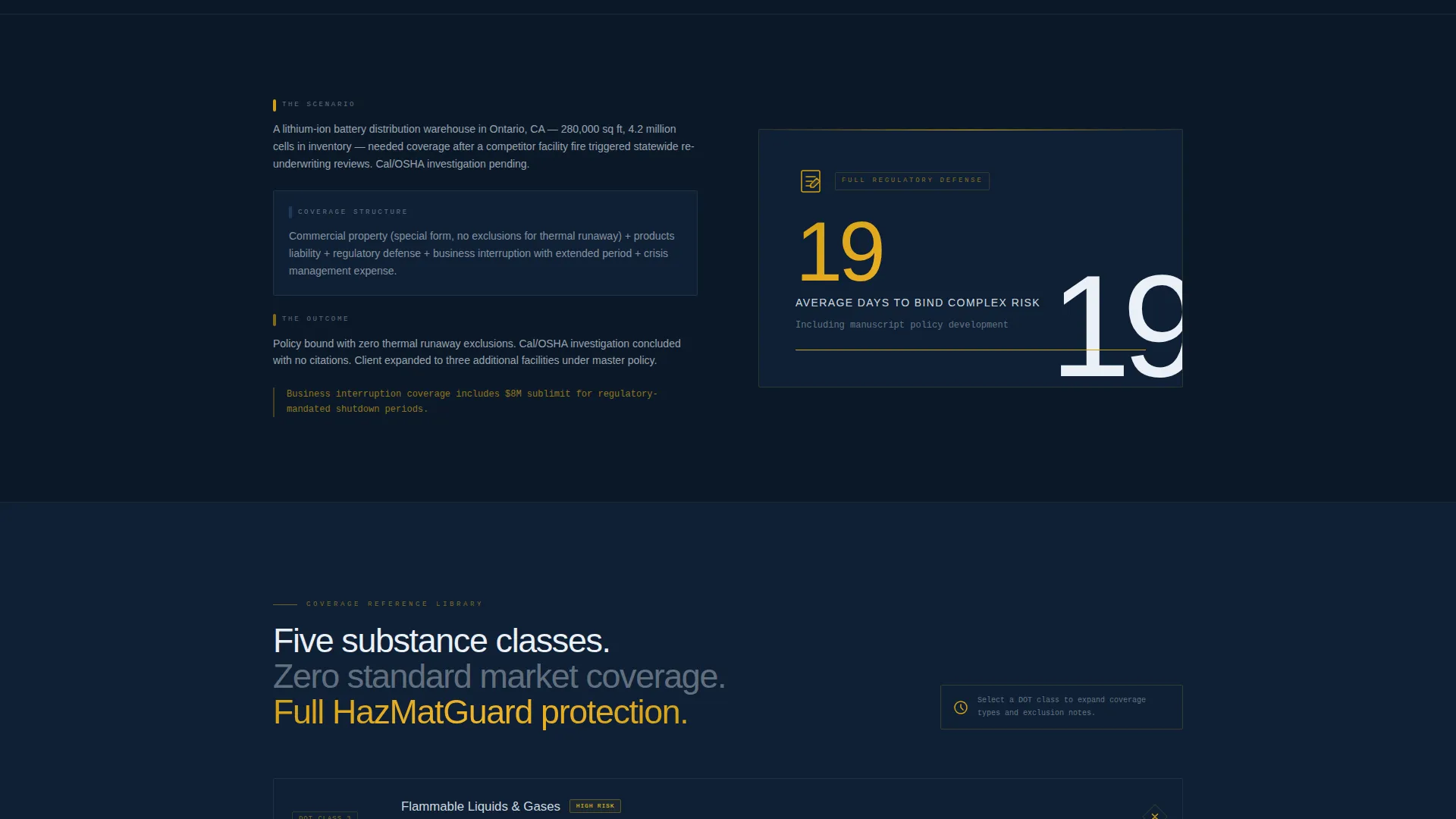 Authoritative Risk | Free Website Template | Rocket