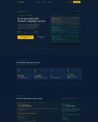 Compliant Hazmat | Free Website Template | Rocket