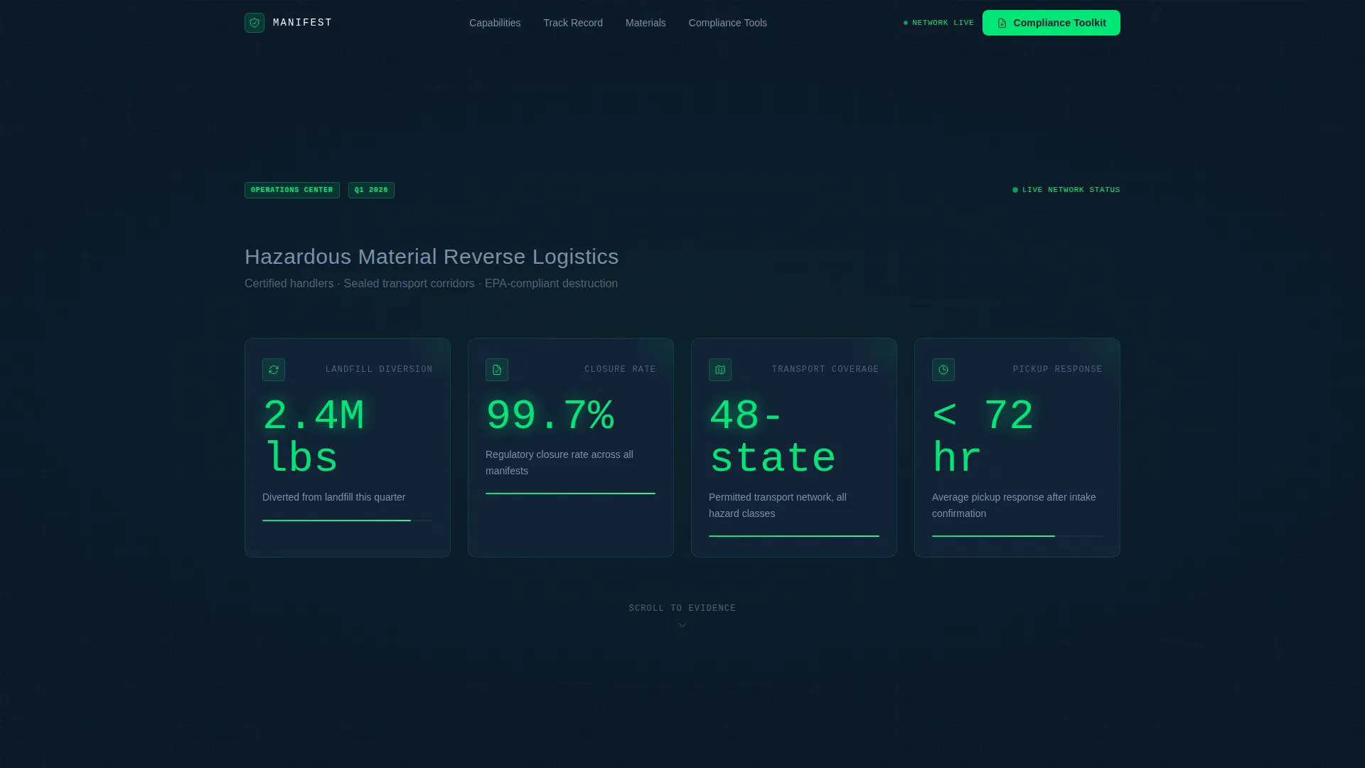 Certified Hazmat | Free Website Template | Rocket