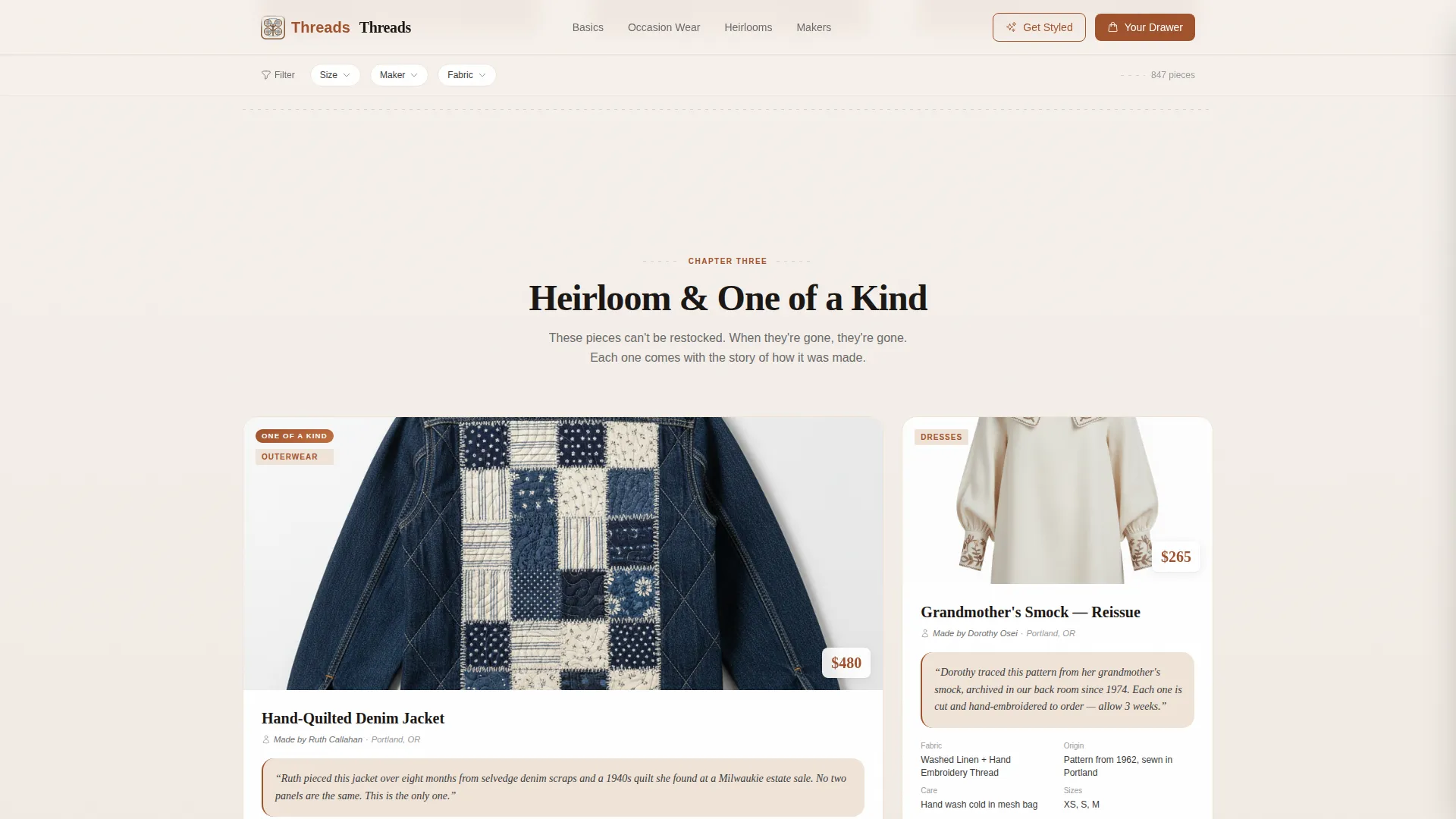 Family-Owned Business Portfolio & Case Study Website Template