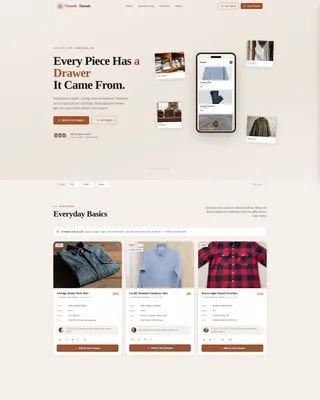 Family-Owned Business Portfolio & Case Study Website Template