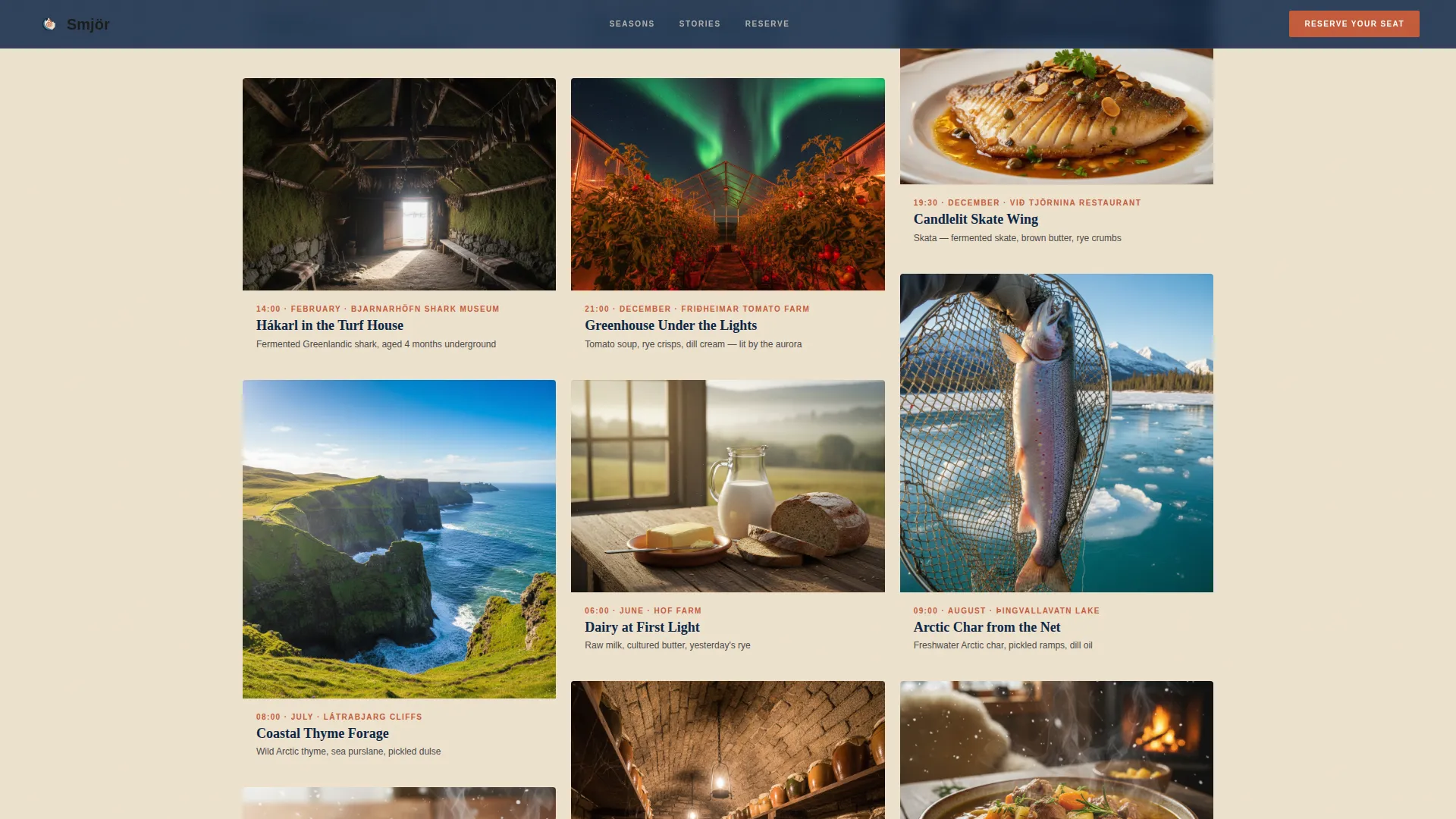 Iceland Travel Booking Website Template