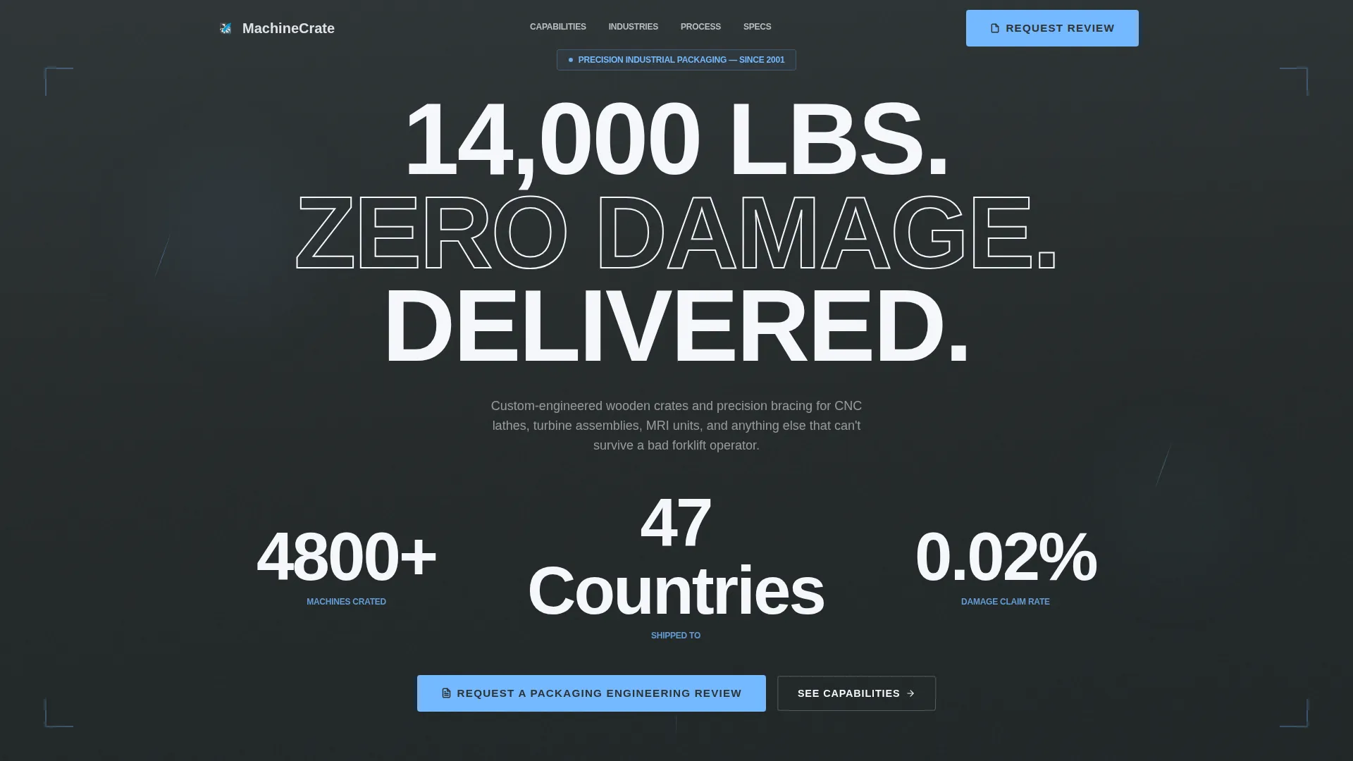 Precision Heavyequipment | Free Website Template | Rocket