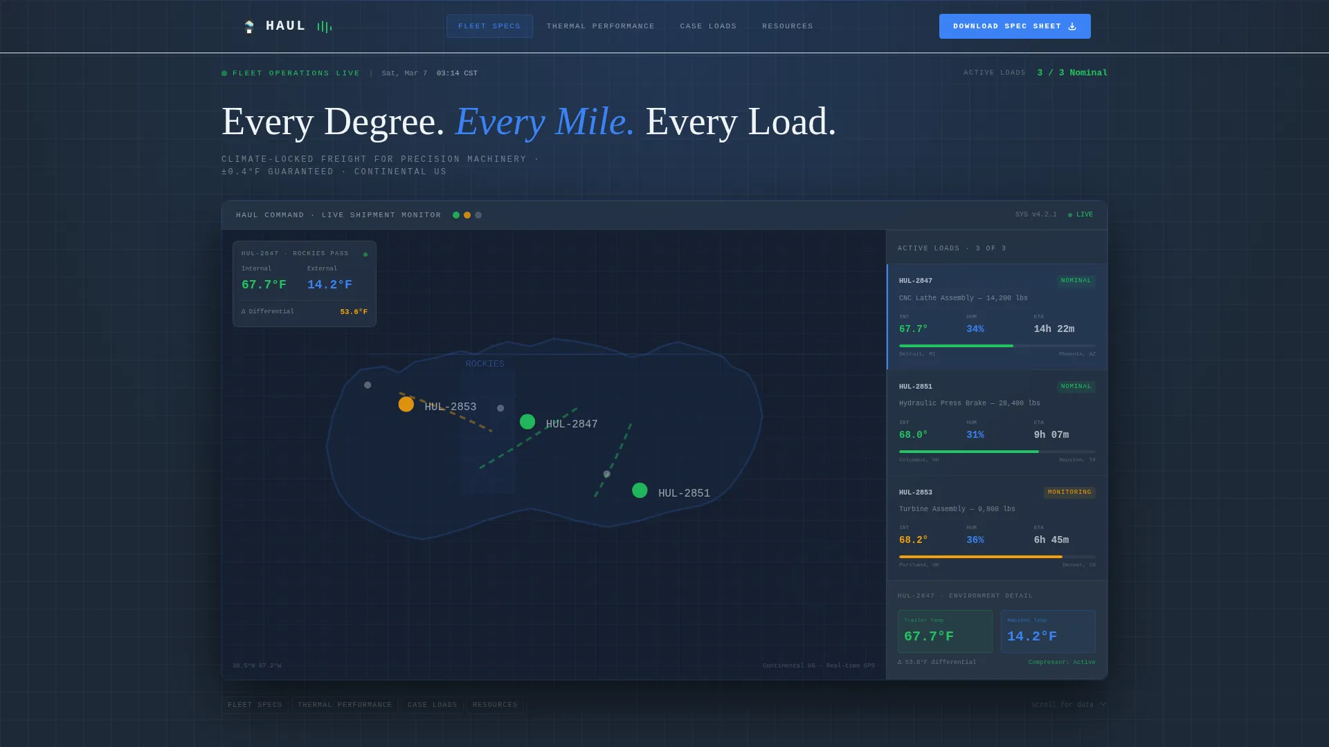 Heavyequipment Temperaturecontrolled | Free Website Template | Rocket