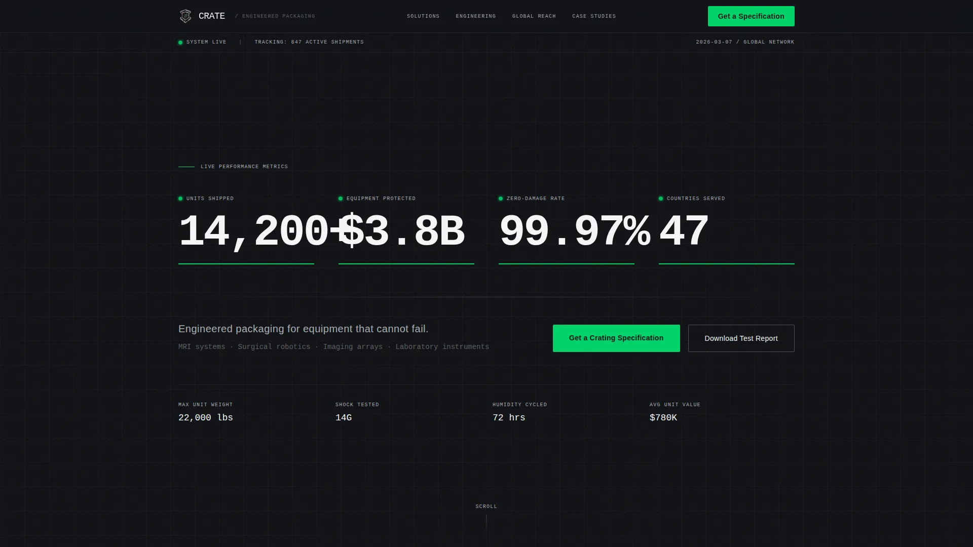 Precision Medicalequipment | Free Website Template | Rocket