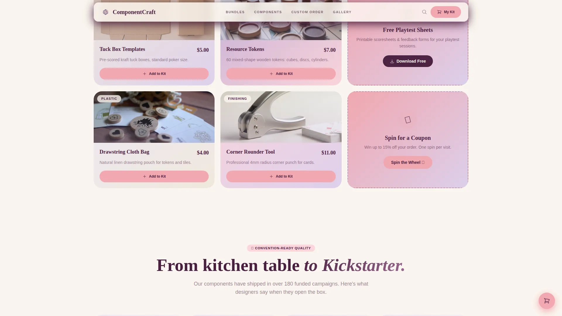 Hobby & Passion Supplies Portfolio Website Template