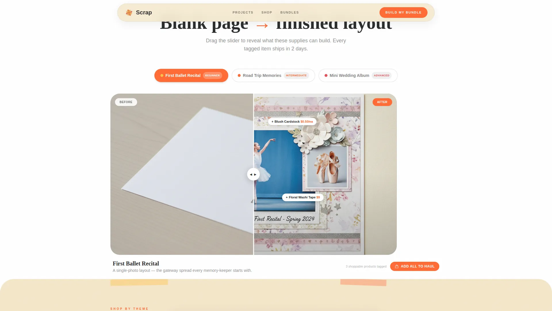 Hobby & Passion Supplies Professional Website Template