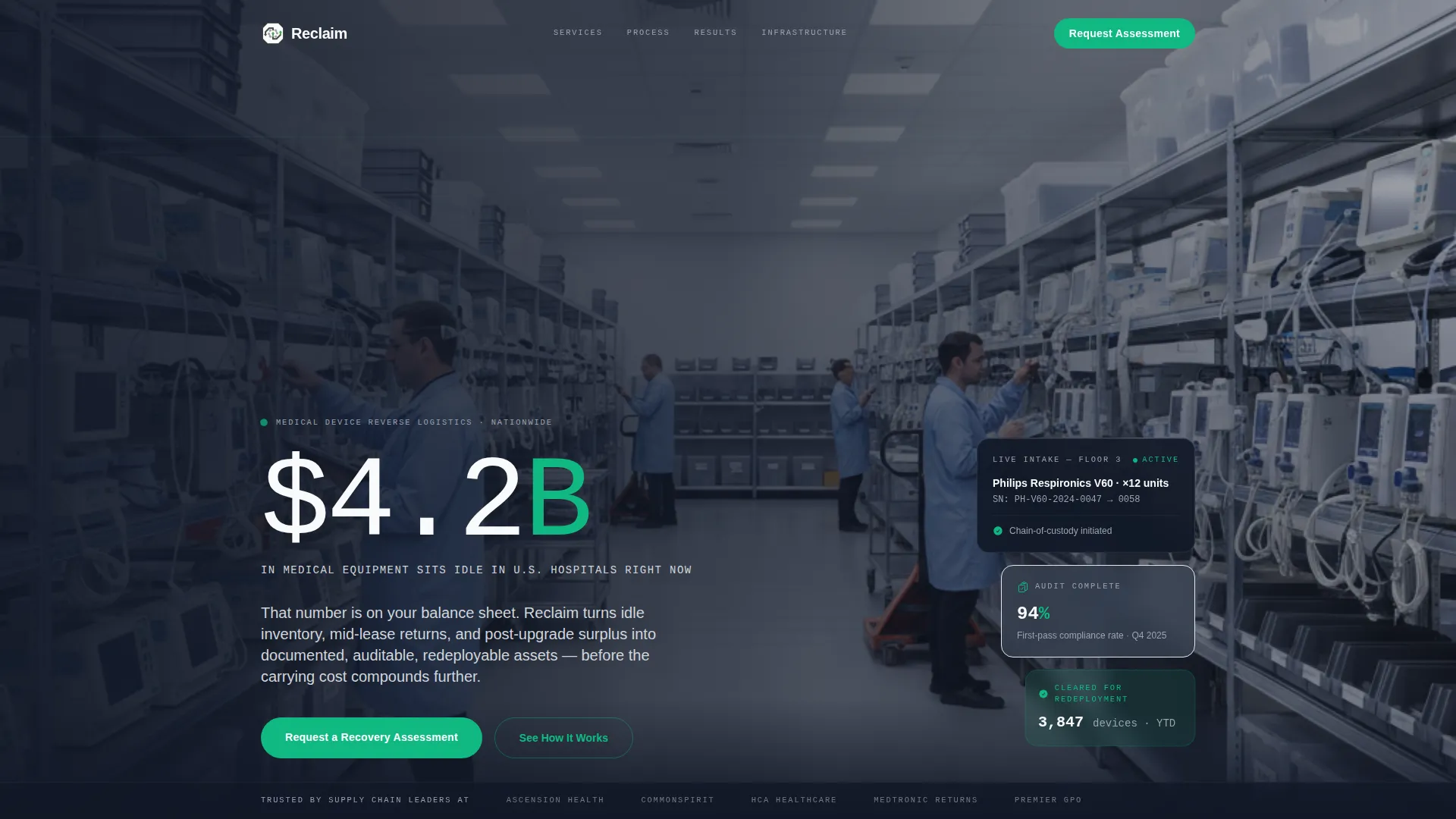 Precision Medicallogistics | Free Website Template | Rocket