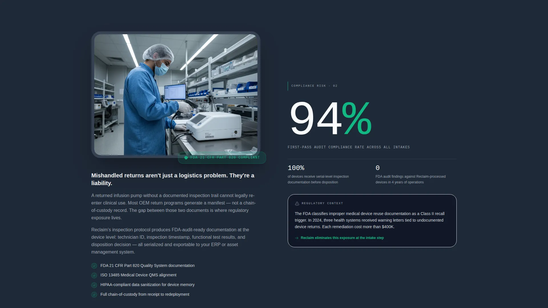Precision Medicallogistics | Free Website Template | Rocket