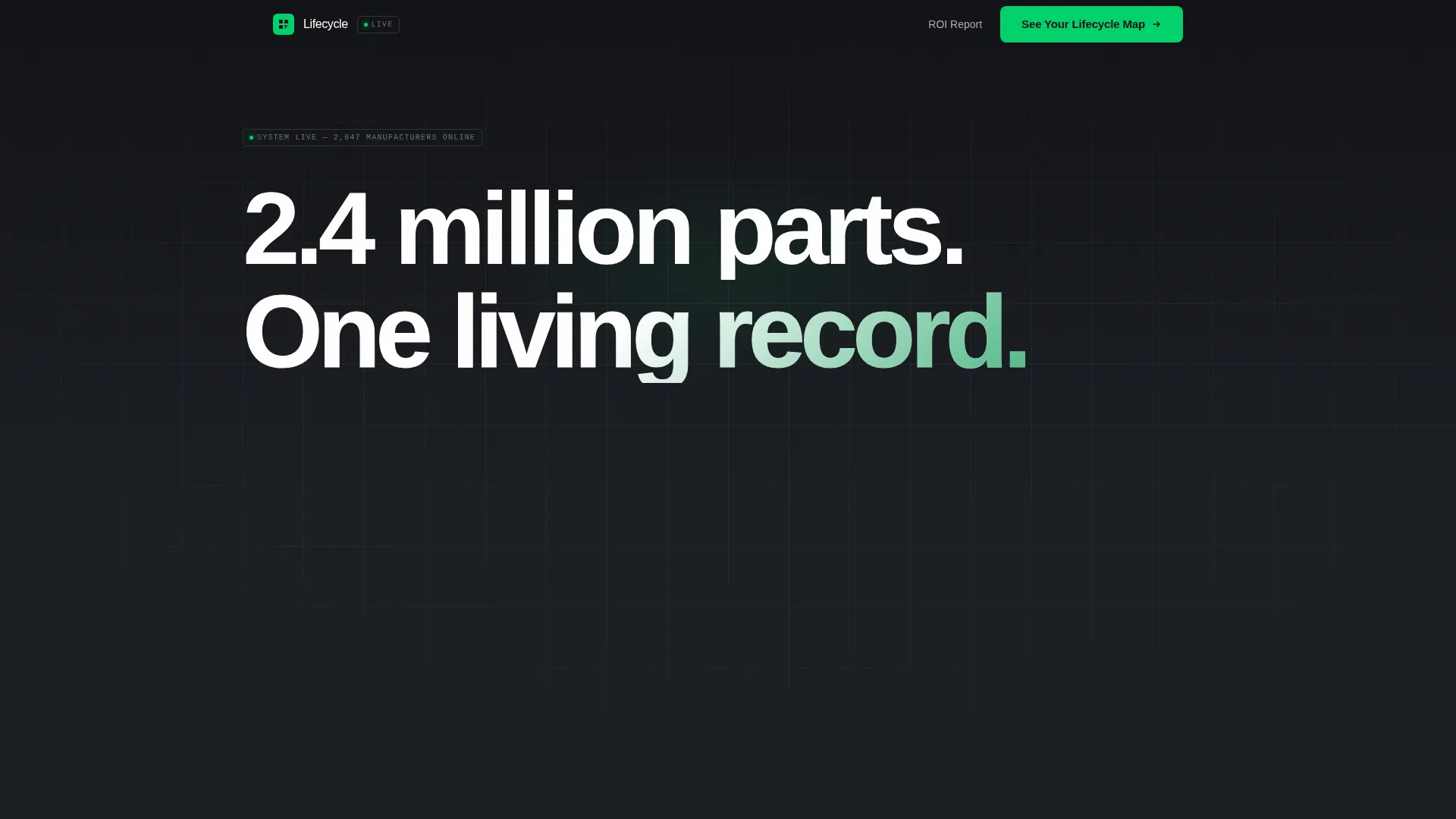 Product Lifecycle Management Landing Page Template
