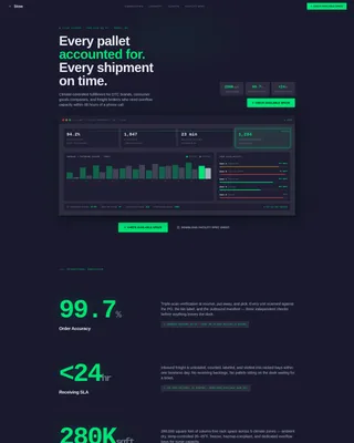 Complete Warehouse & Distribution Professional Website Template