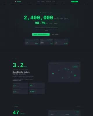 Same-Day Delivery Landing Page Template