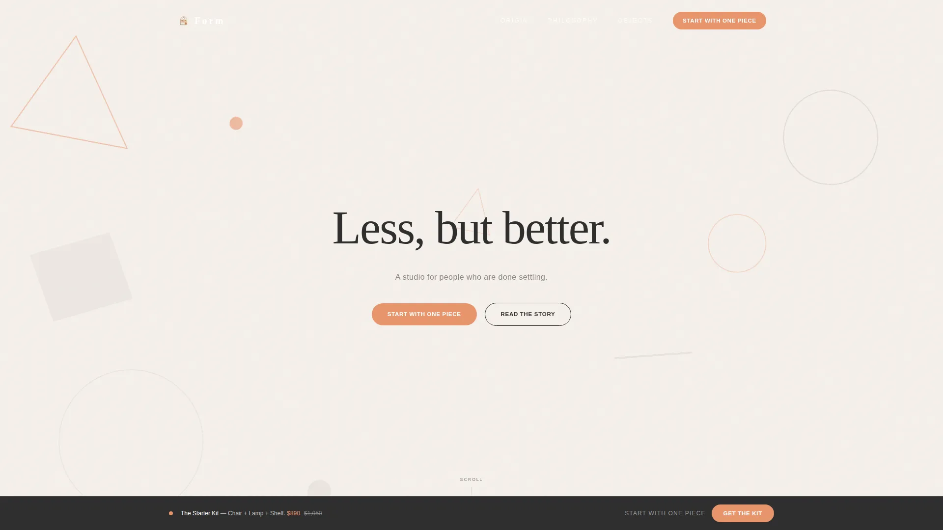Interior Design Studio Specialist Professional Website Template