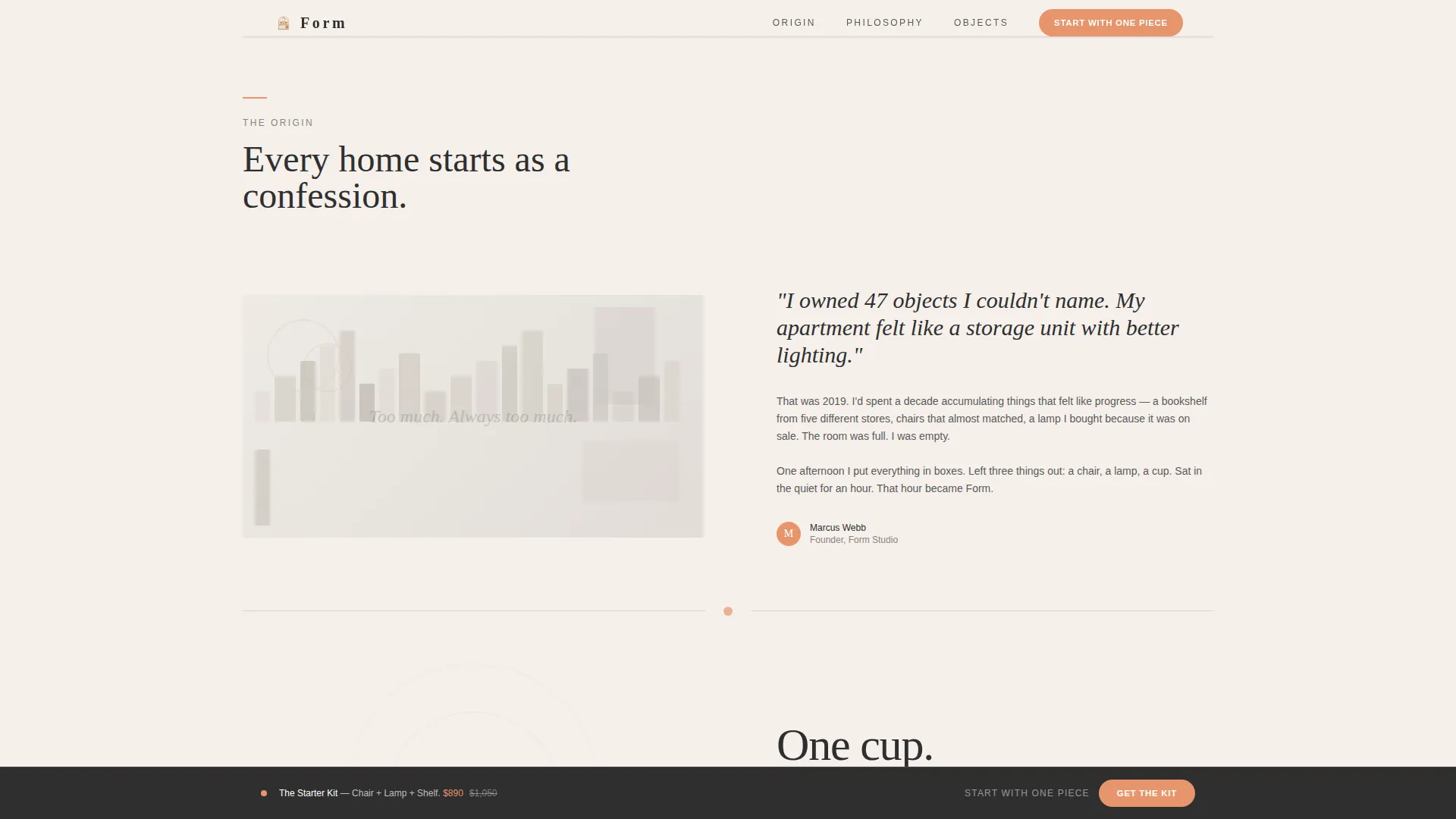 Interior Design Studio Specialist Professional Website Template