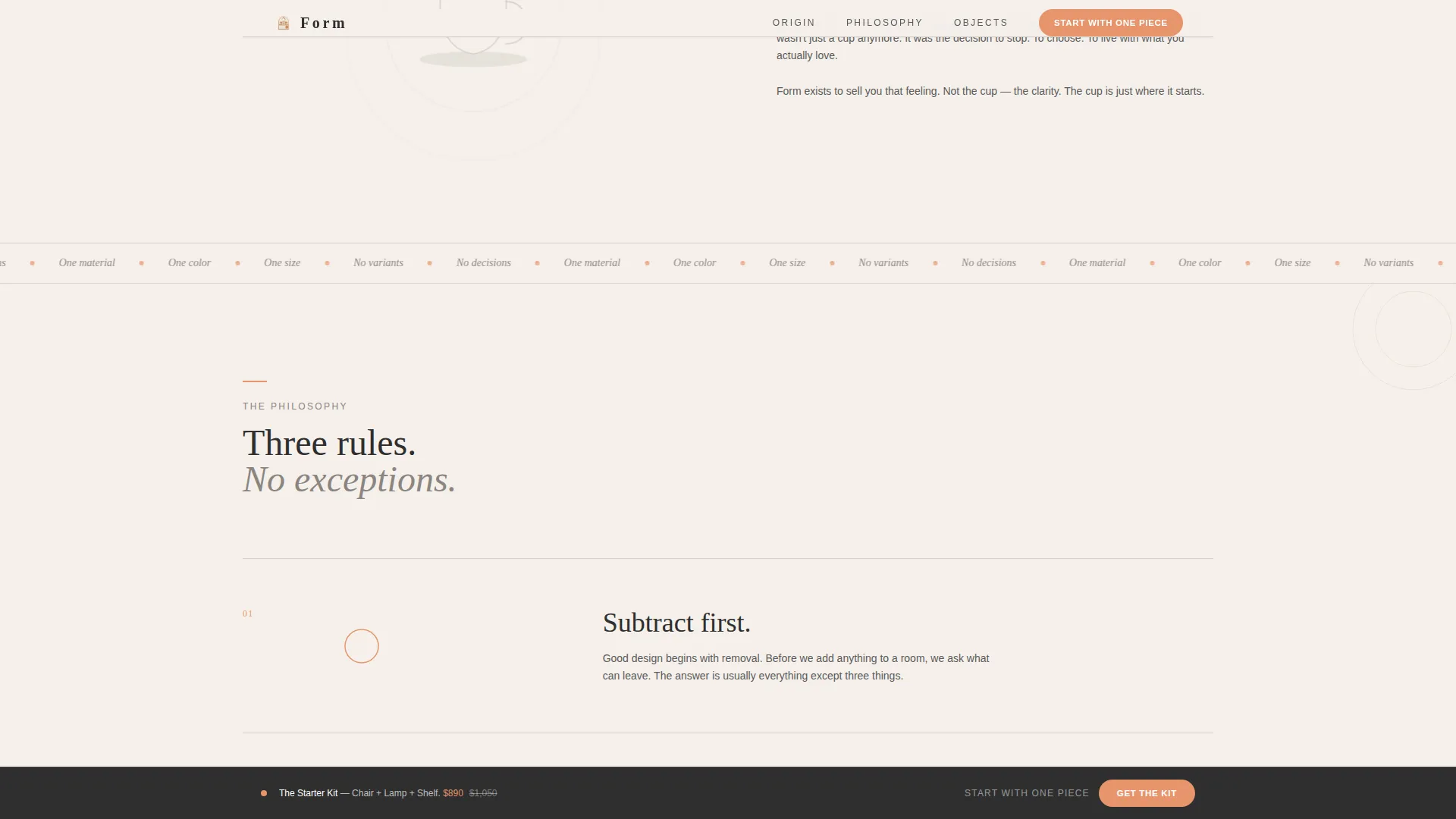 Interior Design Studio Specialist Professional Website Template