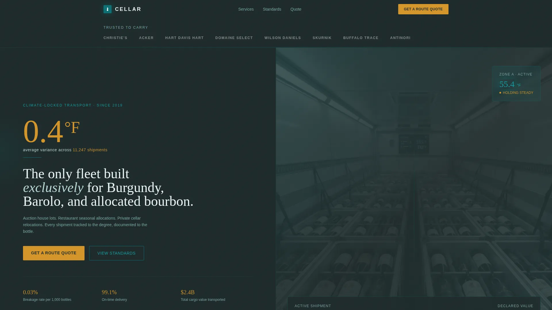 Precision Winespirits | Free Website Template | Rocket