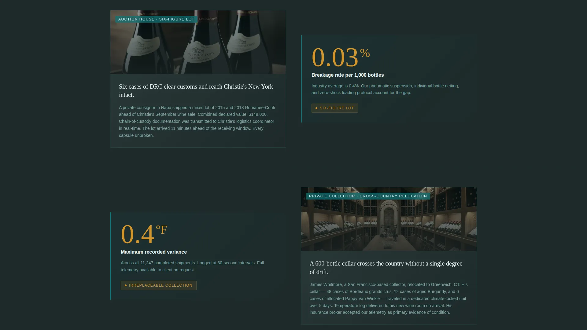 Precision Winespirits | Free Website Template | Rocket