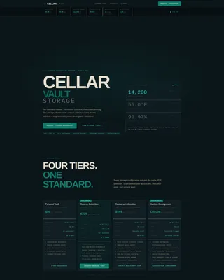 Precision Winestorage | Free Website Template | Rocket