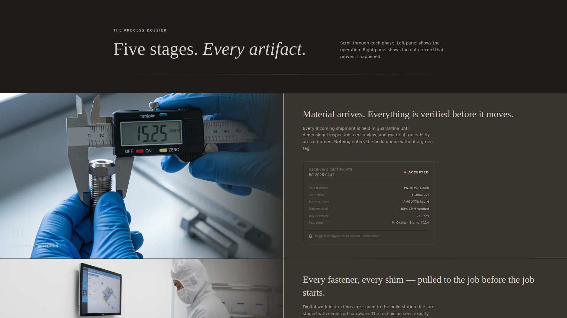 Aerospace Assembly & Defense Contractor Website Template