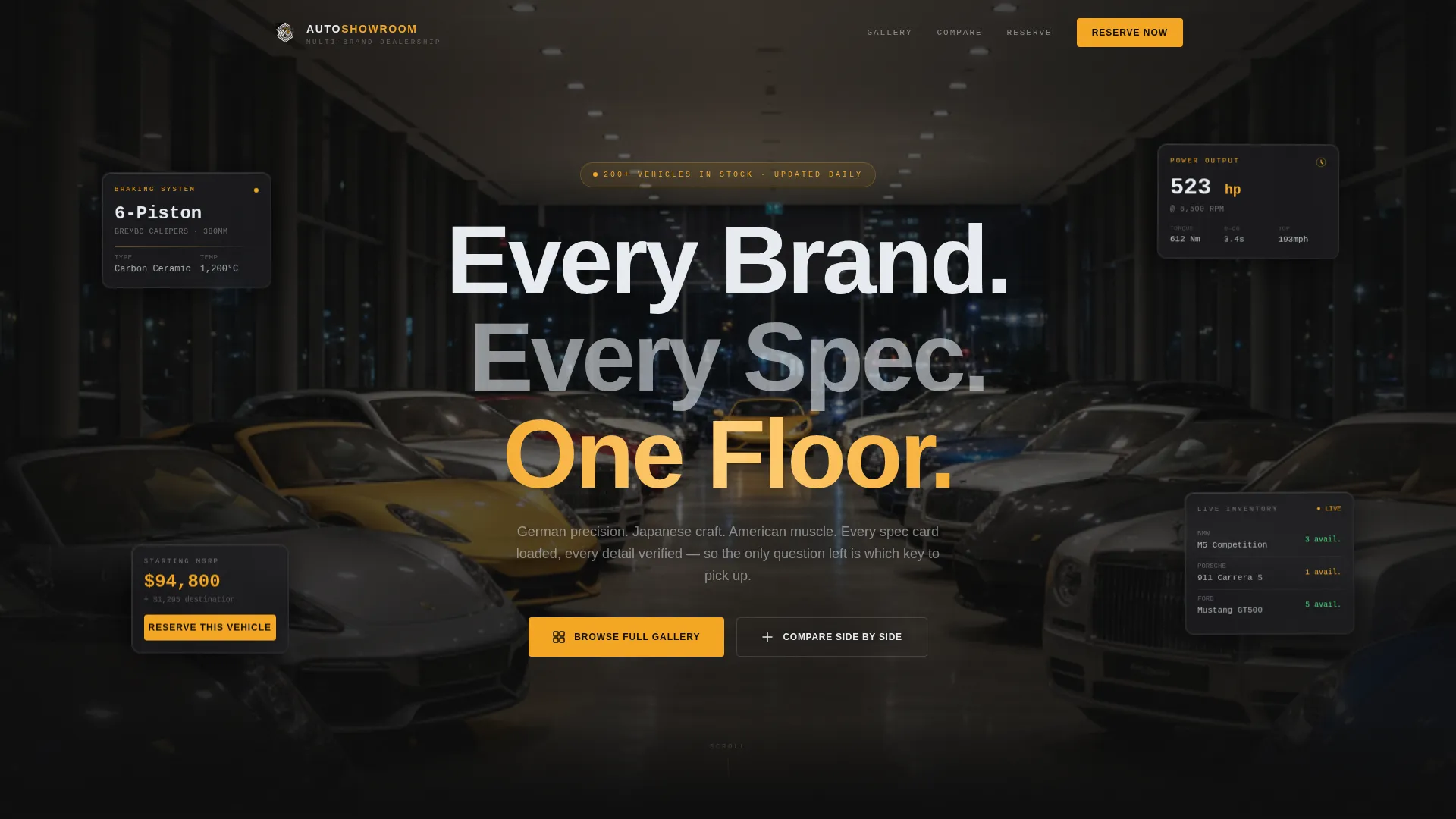 Multibrand | Free Website Template | Rocket
