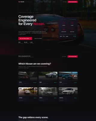 Car Dealership Specialist Professional Website Template