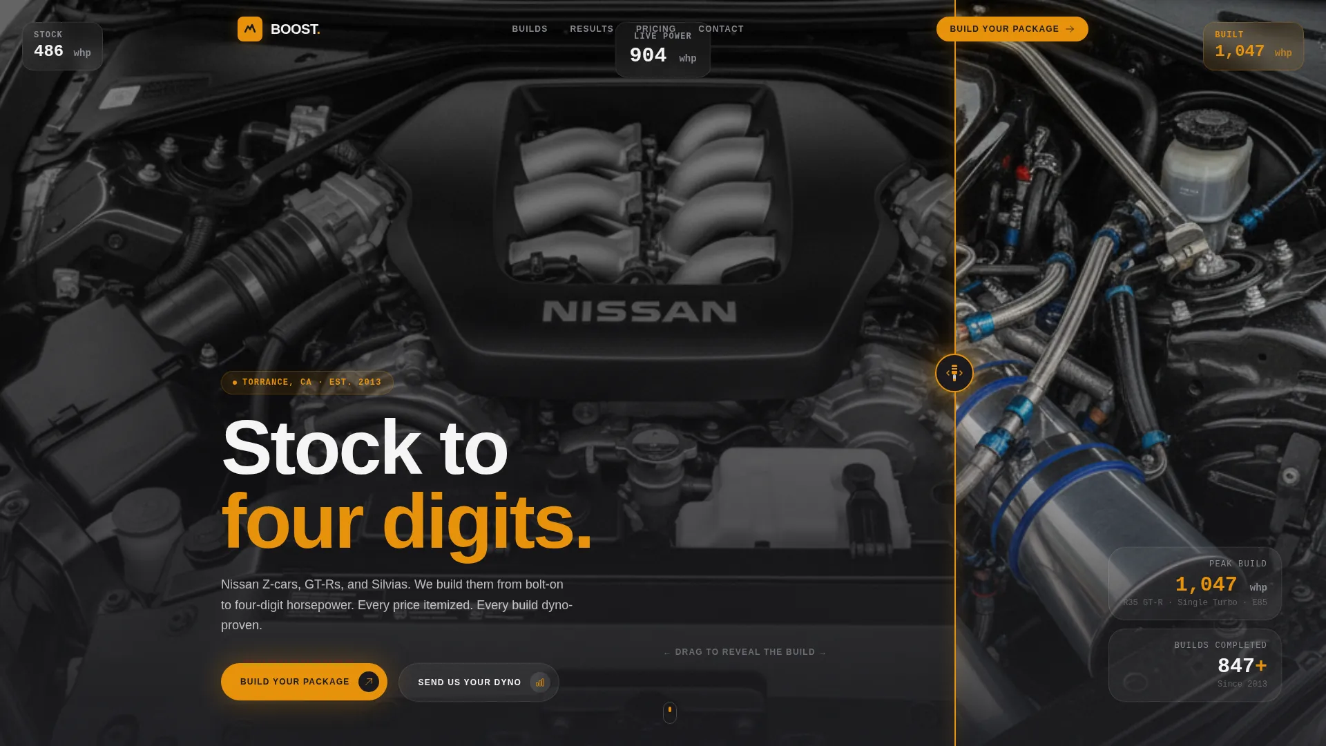 Car Dealership Specialist Pricing Website Template