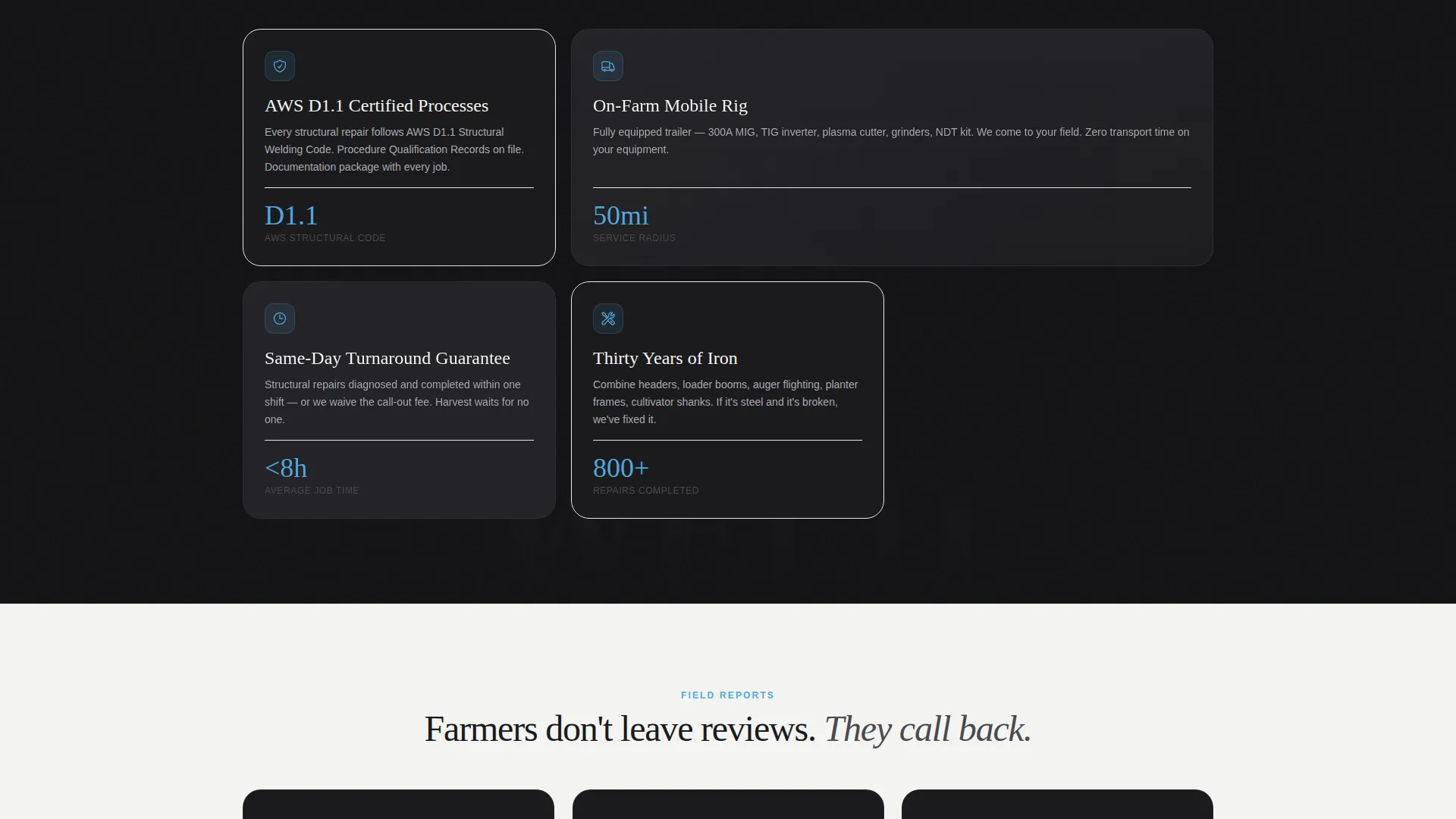 Expert Agricultural Equipment Manufacturing Professional Website Template