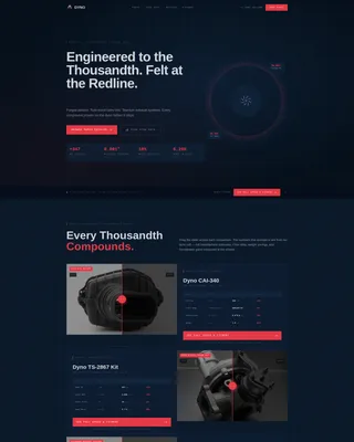 Performance Auto Parts Landing Page Template