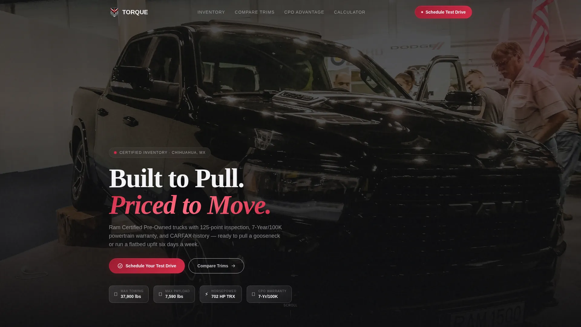 Car Dealership Certified Booking Website Template