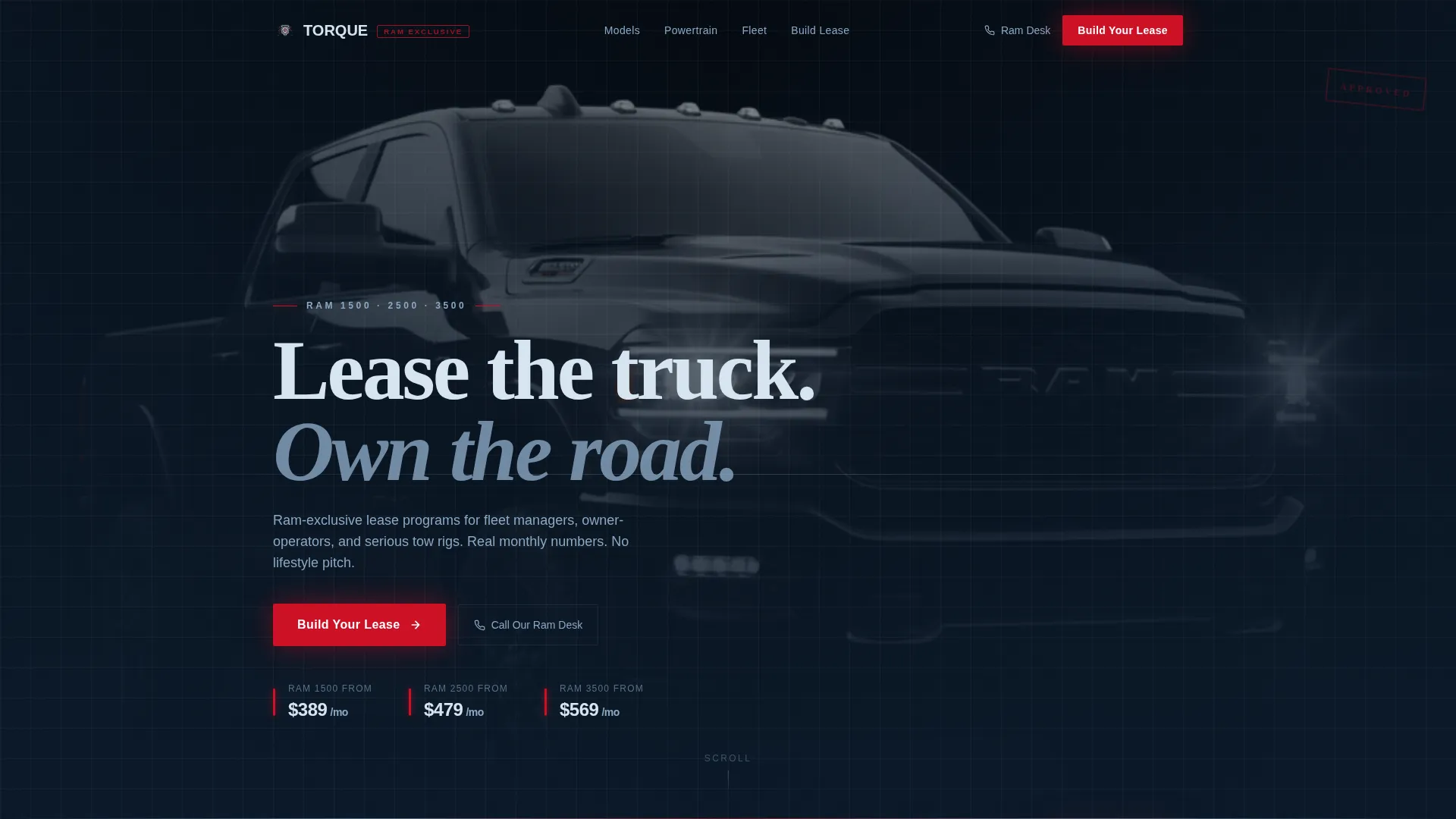 Car Dealership Certified Professional Website Template