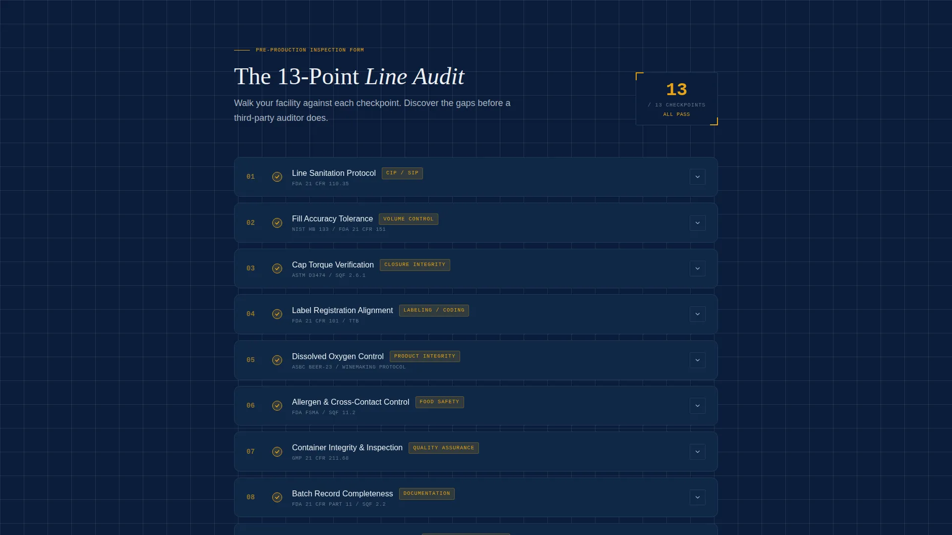 Beverage Bottling Landing Page Template