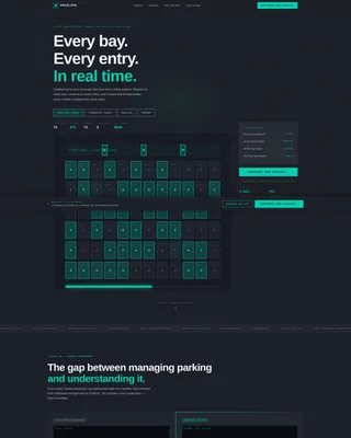Smart Parking Landing Page Template