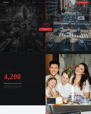 Speed Camera & Traffic Enforcement Landing Page Template