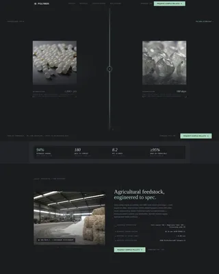 Biodegradable Pellet Maker Landing Page Template