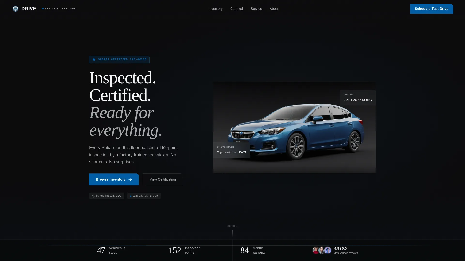 Car Dealership Advanced Booking Website Template