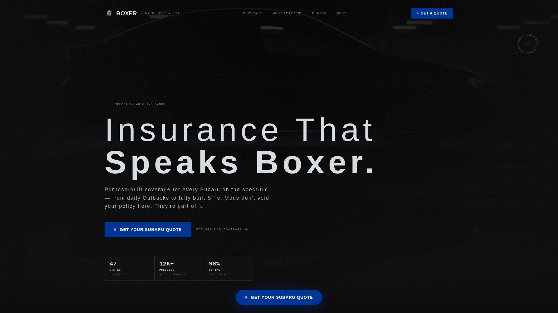 Car Dealership Professional Website Template