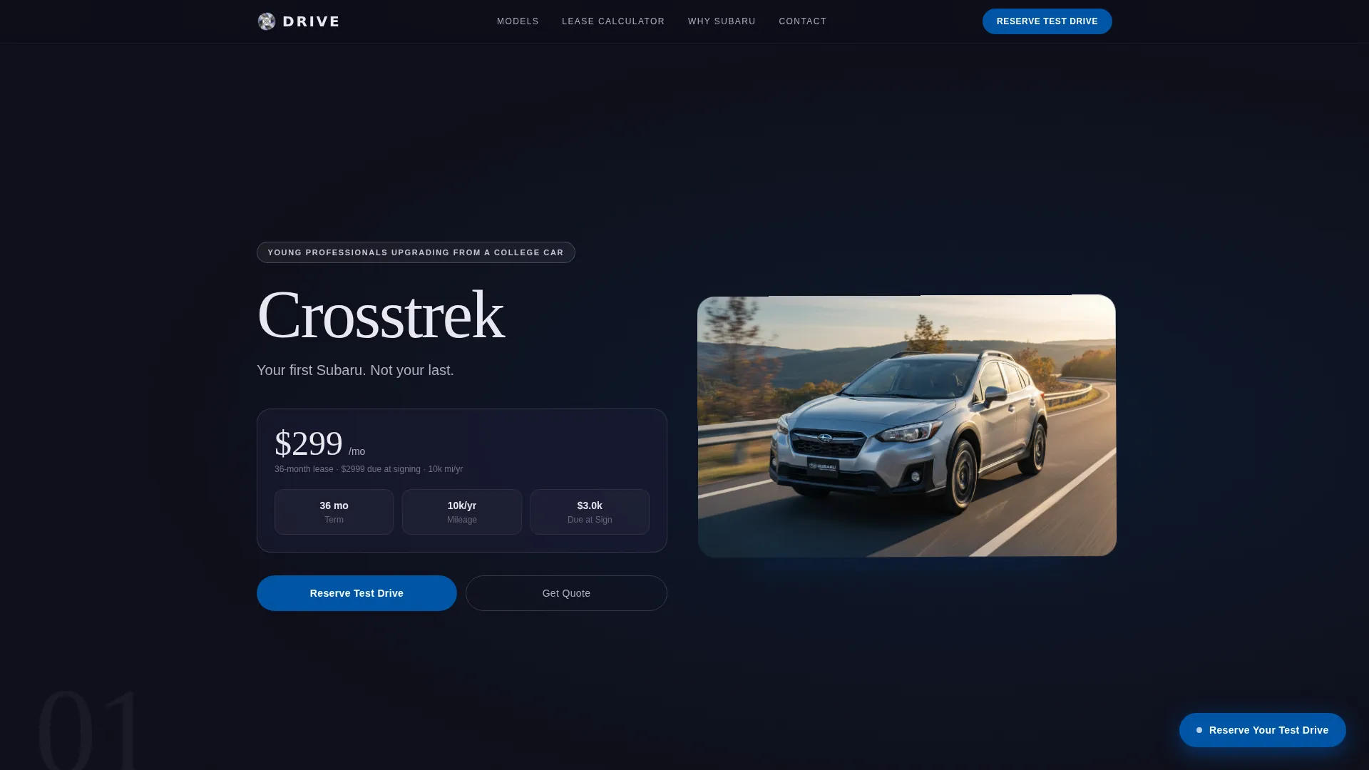 Car Dealership Complete Booking Website Template