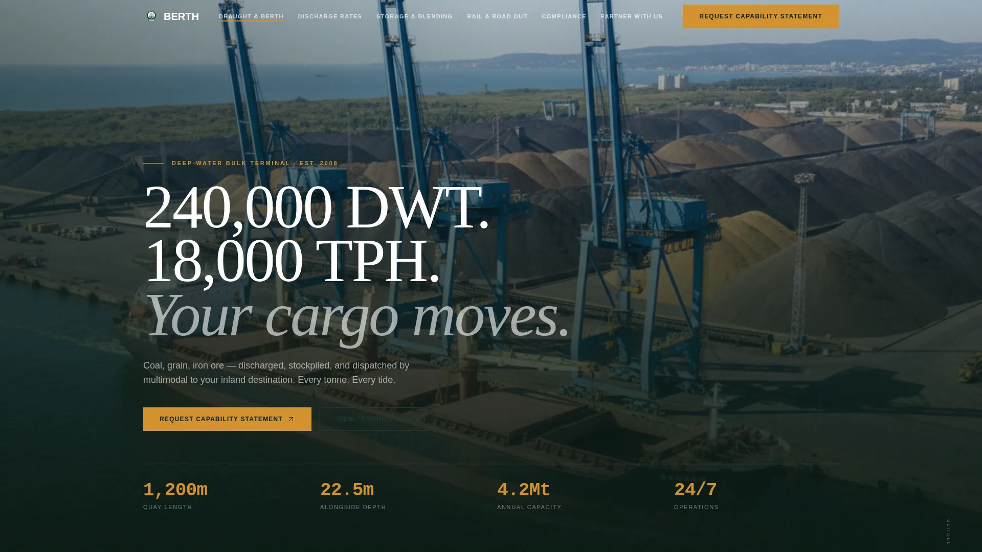 Port & Harbor Professional Website Template